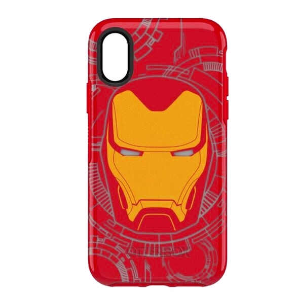 OtterBox iPhone XS Max Case - Marvel Iron Man Glows in the Dark (New) - Picture 3 of 5